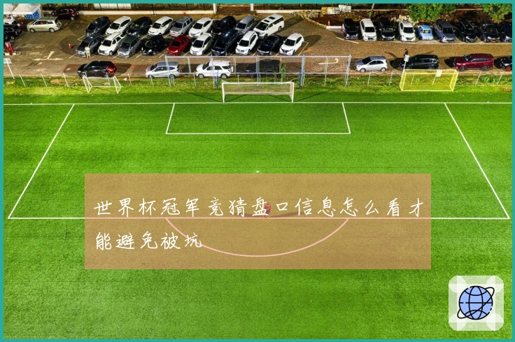 世界杯冠军竞猜盘口信息怎么看才能避免被坑